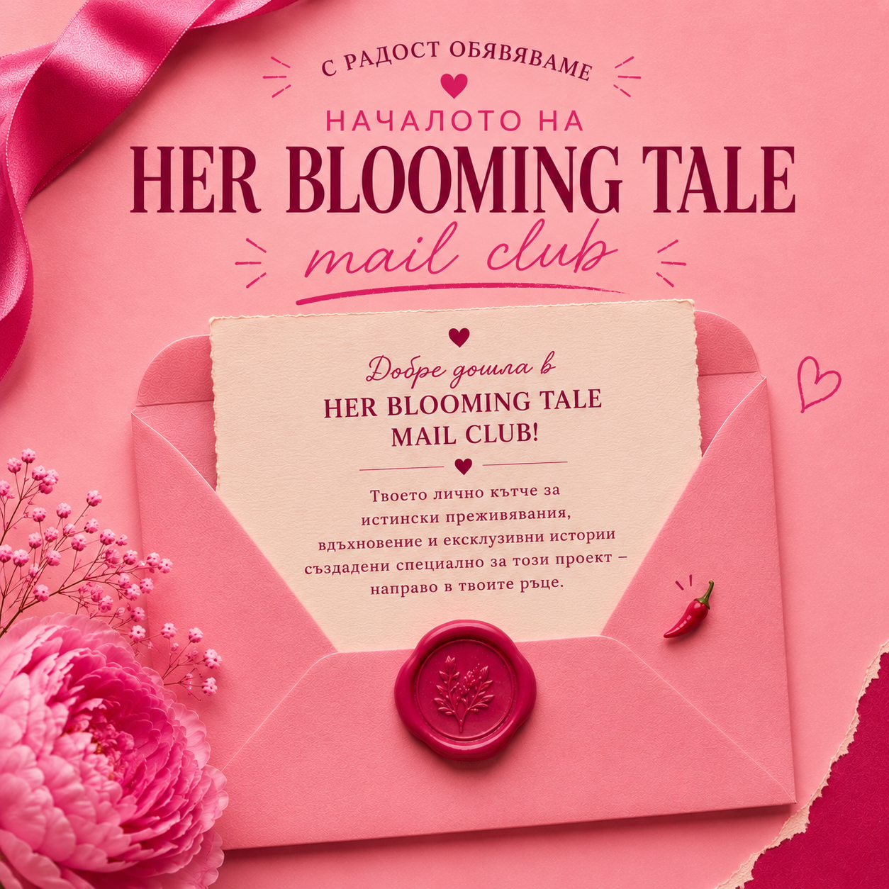 Her blooming tale male club - абонамент юли - декември